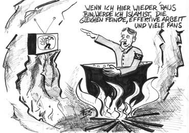 Karikatur Adolf Hitler