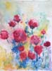 Aquarell vom Mohn