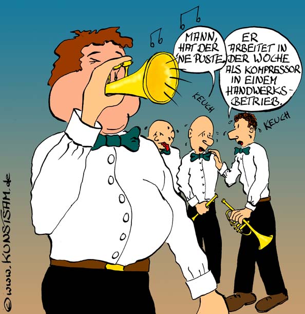 Brassband Cartoon
