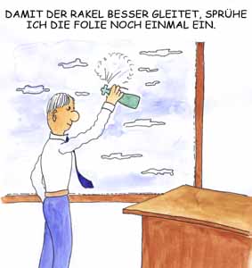 Montageanleitung als Cartoon