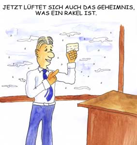 Montageanleitung als Cartoon