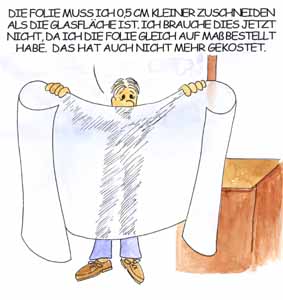 Montageanleitung als Comic