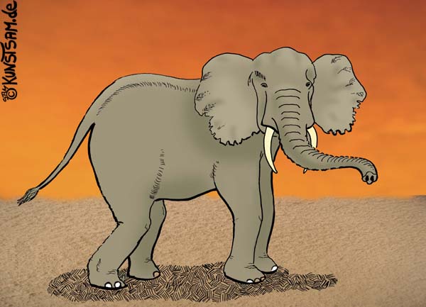 Elefant Illustration