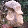 Gesicht in Stein