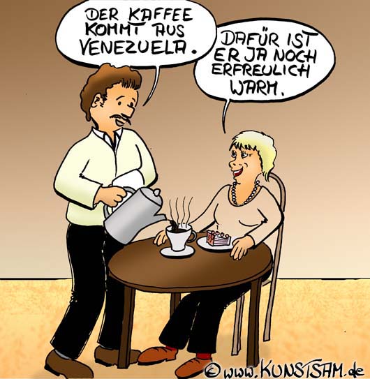 Herr Ober Cartoon