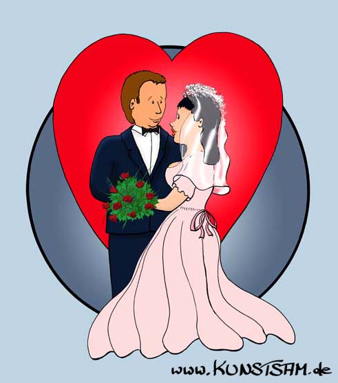 Hochzeit Illustration