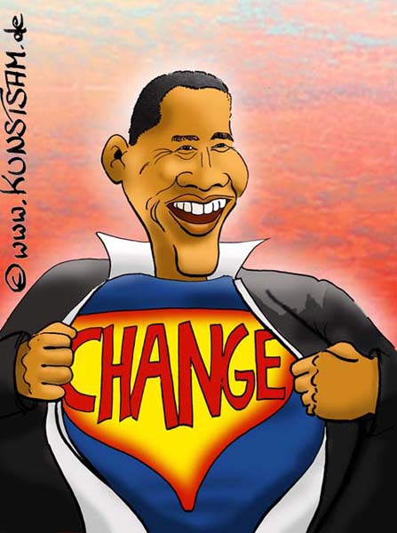 Barack Obama-Karikatur