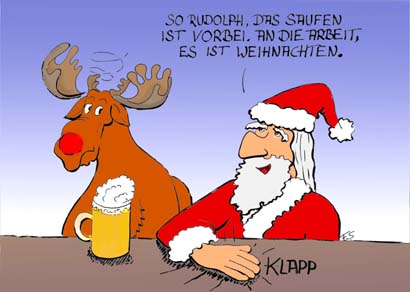 Rudolph das Rentier_Cartoon