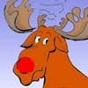 Rudolph, das Rentier - Cartoon